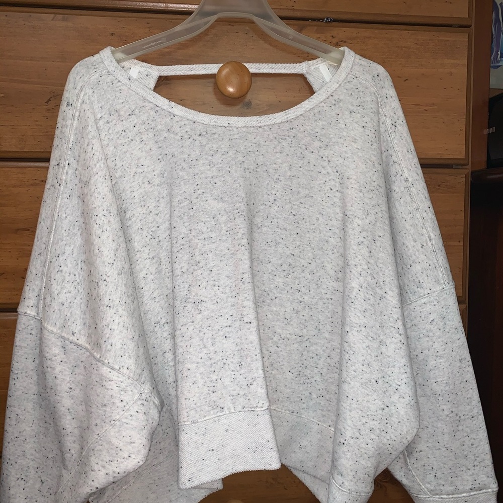Gray Openback Sweater Size M/L